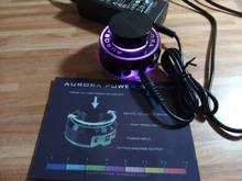 Fuente de alimentación de pantalla LCD Digital para máquina de tatuaje, fuente de alimentación para máquina de tatuaje, pluma rotativa, GHOST SPIDER Aurora