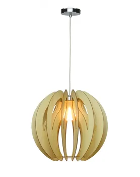 

Ceiling lamp. Pendant. LIGHT BULBS E27 60W. METAL AND DM. OAK COLOR CLEAR. Ref. 6206D