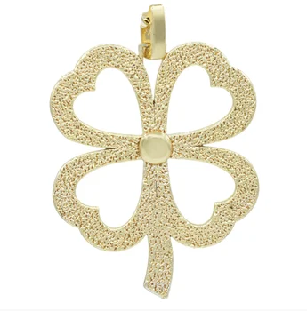 

GULCE DERELI, SHAMROCK CHARM, CHARMS, GIFT BOX, GOLD/SILVER PLATED