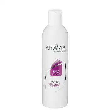 

Talc without perfume and additives, 300 ml, aravia professional