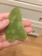 Rodillo masajeador Facial de Guasha Junta doble cabezas de remodelación de cara de elevación masajeador Natural Jade piedra cuello delgado herramienta de cuidado