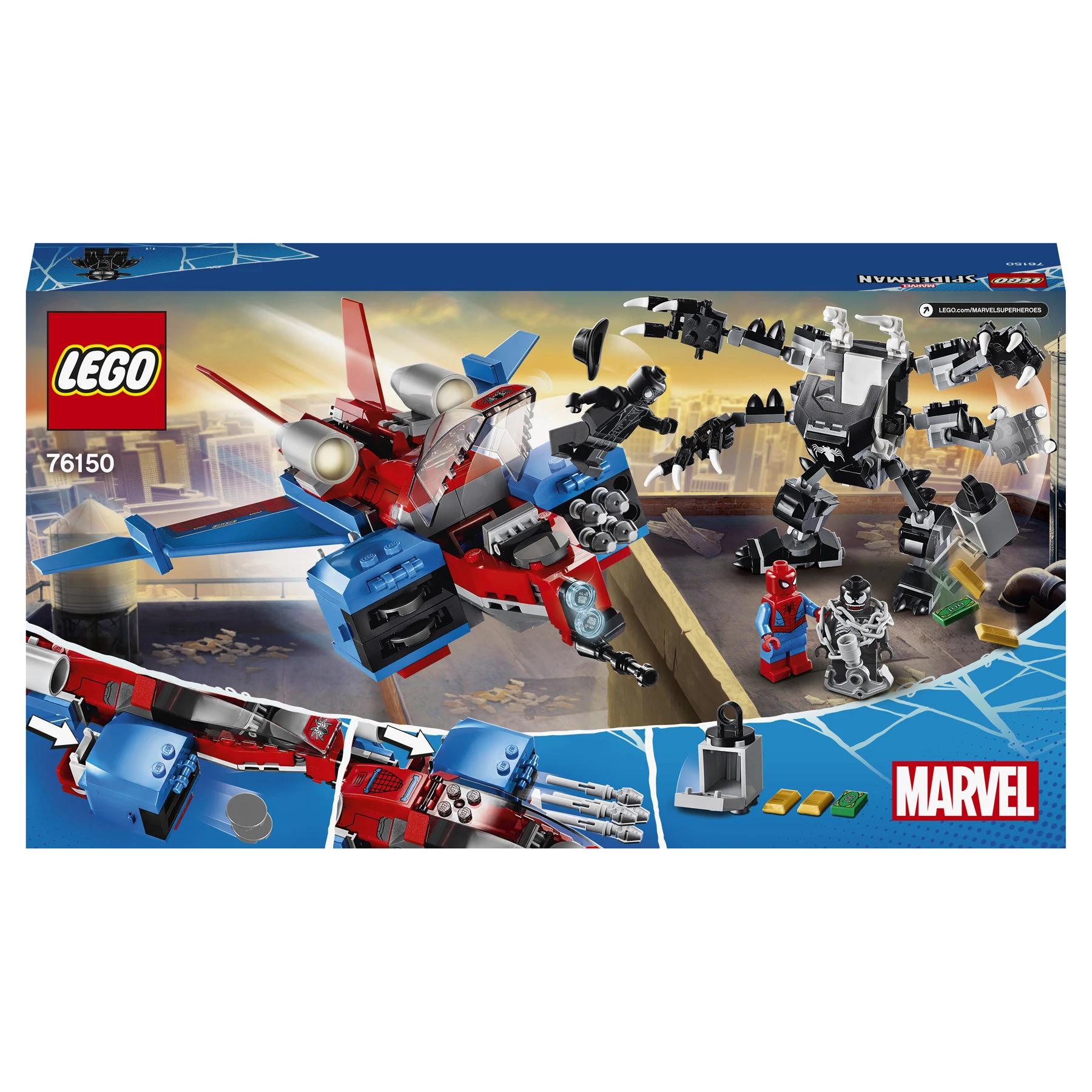 Constructor Lego Marvel Super Heroes 76150 Spider Man Vs Venom Robot Lego  Constructeurs, Lego, lego Voor Jongens, Een Gift Voor Een Jongen,  Geschenken Voor Kinderen, Een Gift, Constructeurs, speelgoed Voor Jongens,  Lego Voertuigen, Auto 'S 