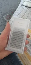 Zwellbe-pestañas postizas Tallo largo, prefabricadas rusas, voluminosas, extensiones de pestaña de visón falso, suministros de maquillaje, flor de Cilios de seda