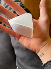 Molde de silicona para manualidades, pirámide transparente, resina decorativa, manualidades fabricación de joyas, molde de resina para joyería