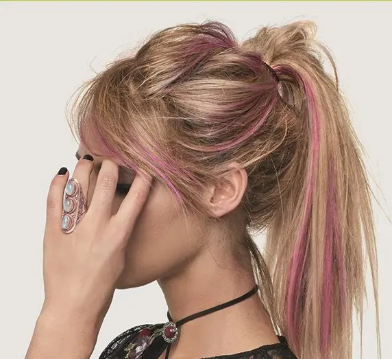 L'Oreal Paris Красящее желе для волос цвета блонд Colorista Hair Make Up, оттенок Розовые Волосы