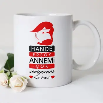 

Personalized Mom Love Design White Mug Cup-1