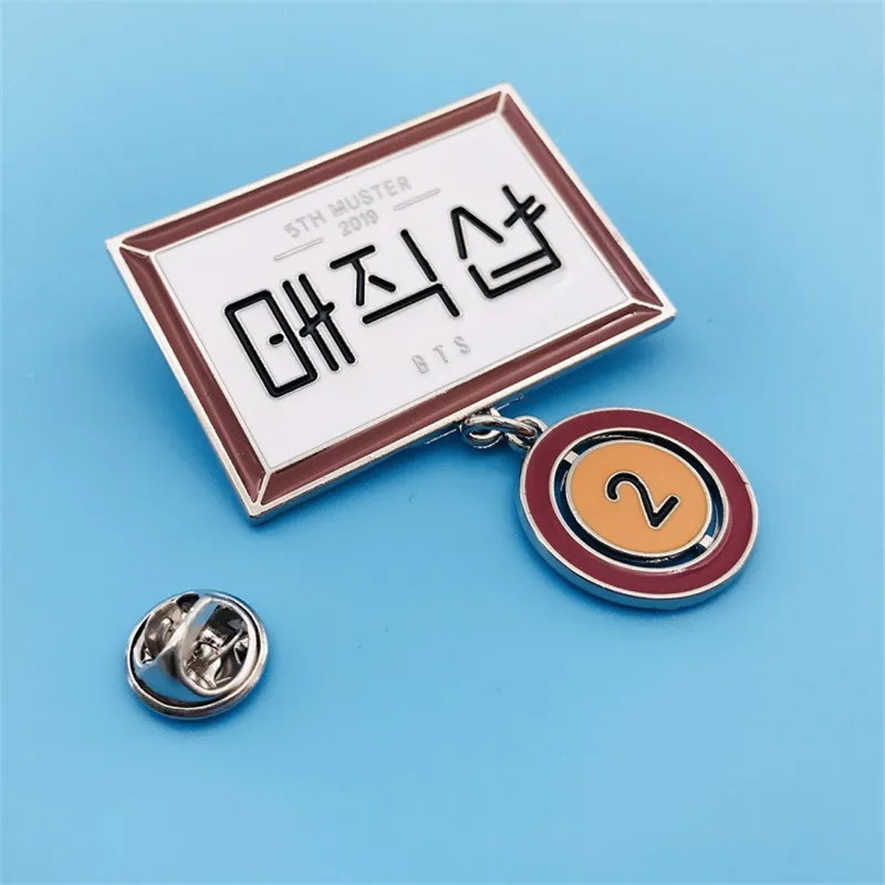KPOP 5TH MUSTER металлическая брошь мир Тур говорить самостоятельно любовь себя юбилей ограниченная нашивка аксессуары