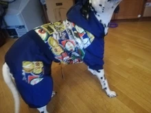 HOOPET Large Coat Down-Jacket Winter New Warm Autumn for Dogs Dog-Prints Overalls Leisure-Style