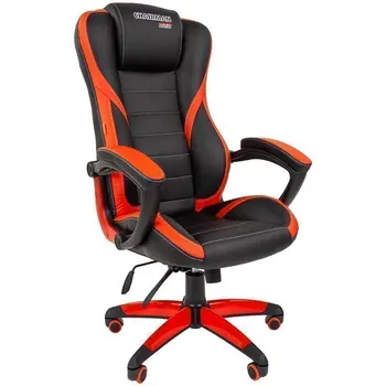 

Chair game Chairman "game 22", eco-leather black/red, swing mechanism