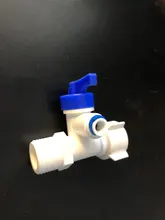 Ball-Valve Faucet Plastic Tap-Connector Water-Purifier Reverse-Osmosis Quick-Coupling