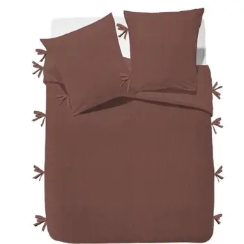 

Duvet cover Rachelle FINLANDEK - 100% cotton wash-220x240 cm-Brown Terracotta