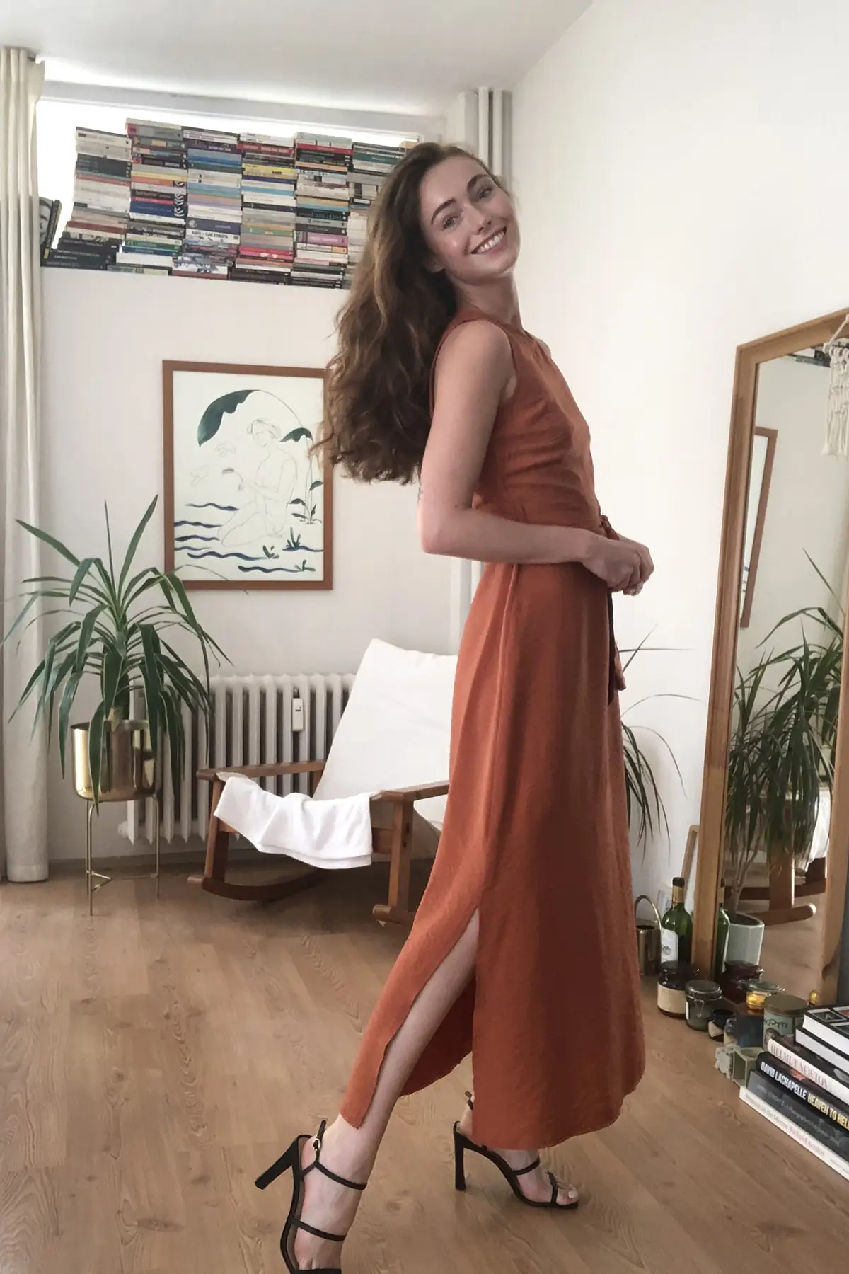 Trendyol Belted Dress TWOSS20EL1921|Dresses| - AliExpress