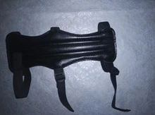 Protector de cuero duradero de alta calidad, Protector de brazo de dedo, accesorios de manga de engranaje protectora de tiro con arco