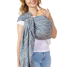 Baby sling MUM'S ERA Слинг с кольцами АЛОВА Сумка-кенгуру Удобный слинг для новорожденных Колыбель для переноски младенца