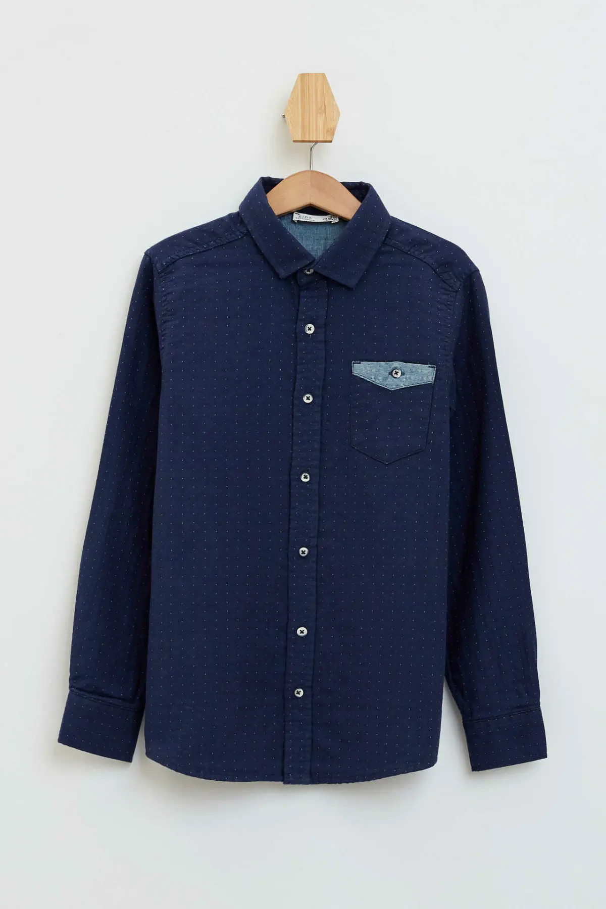 

DeFacto Boy Casual Blue Long Sleeve Shirt Boys Fashion Comfort Shirts Autumn Kids High Quality Simple Blouser New - L0098A619AU