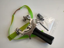 Honda láser de acero inoxidable de la catapulta con banda de goma al aire libre niños tiro catapulta niños Juego de Honda