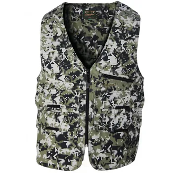 

RIP STOP vest-benisport brand hunting vest®Pixelated camouflage