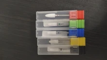 Brocas de cerámica de carburo para uñas, brocas para cortaúñas de fresado giratorio, máquina de perforación eléctrica para herramientas de manicura pedicura