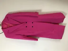 Cutom made-abrigo largo informal para mujer, prendas de vestir sólidas, moda de oficina, abrigo para mujer, cortavientos