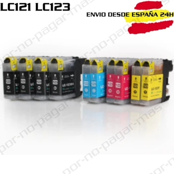 

10x BROTHER LC123 LC121 ink cartridges for BROTHER DCP-J4110DW DCP-J522DW DCP-J752DW MFC-J470DW MFC-J6920DW printer
