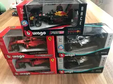 Car-Toy-Cars Diecast Bburago Formula-One Redbull Racing-Model W10 RB15 SF90 1:43-F1 AMG