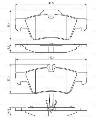Колодки дисковые з. MB W211/S211 2.0-2.7CDi 02/SL R230 5.0/5.5 A