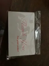 30 unids/pack gracias por su pedido con tarjeta corazón rojo tarjeta de agradecimiento para pequeñas empresas de productos básicos decoración tarjeta etiquetas