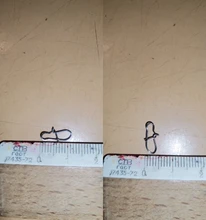 Fishing-Connector Lock Lures Fishhooks Swivel Safety-Pin Fast-Clip Stainless-Steel DONQL