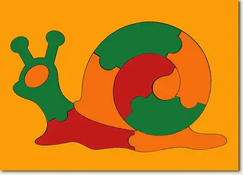 

Mozaika "fold the picture" • snail