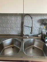 Mixer Tap Nozzle Deck-Mounted Stream-Sprayer Kitchen Faucet Cold-Taps Rotation Rozin