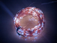 String-Light Timing-Battery Christmas-Decoration Remote-Control Festive Party Copper