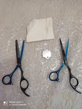 Tijeras profesionales para peluquería, juego de corte de pelo, acero japonés, 440C, 5,5, 6,0, 888