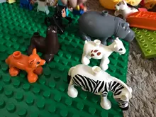 Animales de gran tamaño para niños, ballena, Cocodrilo, sello, ciervo, Panda, iluminación, juguetes aminales para niños, Compatible, regalos de gran tamaño