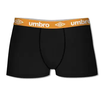

Boxer shorts Umbro in black color with waist in Orange for men