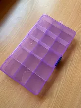 Cajas de almacenamiento de plástico con ranuras ajustables, caja organizadora transparente para herramientas, accesorios de joyería, 6/815 Uds.