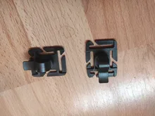 2 uds. Clip giratorio para tubo de beber, pinza para manguera de tubo de paja para beber, para bolsa de agua Camelbak