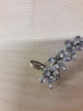 Bohemian sin Piercing para la oreja, de estrás de cristal Cuff Wrap Clip de perno pendientes para mujer niña moda pendientes joyas Bisutería