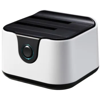 

Dock Tooq TQDS-802BW 2 Xsata 2.5 "/3.5" USB 3.0 Clone OTB Black