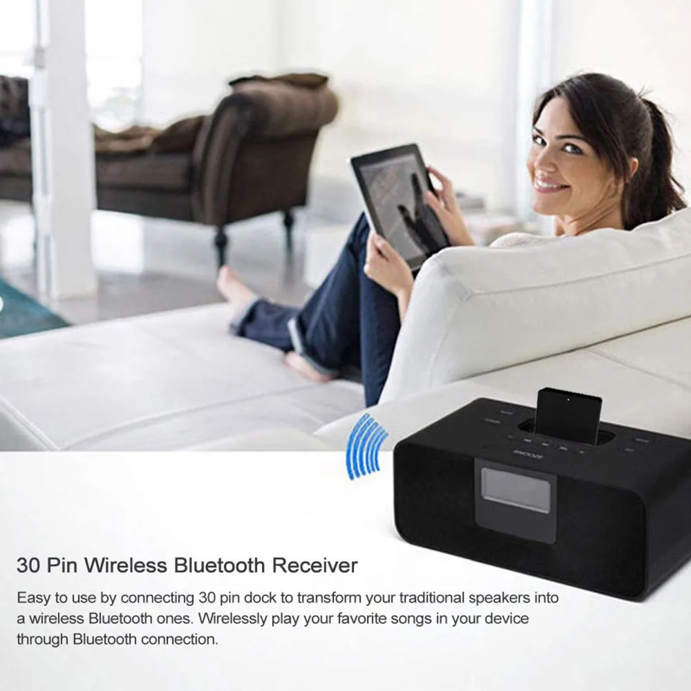 30Pin Bluetooth 5,0 приемник беспроводной стерео аудио адаптер для Bose Sounddock серии I II Портативная Цифровая Музыкальная Система