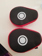 Muay Thai-Muay Thai de boxeo curvo, deflector curvo resistente a los golpes, entrenamiento Sanda, de cuero PU, objetivo de mano de 5 dedos