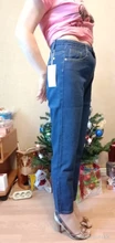 Mom Jeans Beige Syiwidii Black Blue High-Waist Hot-Sale Plus-Size Cotton Woman New