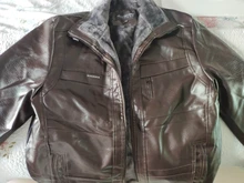 LOVZON-Chaqueta de piel sintética para hombre, abrigos de marca de alta calidad, prendas de vestir de negocios, forro polar, para invierno, 5XL