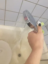 Nozzle Shower-Head Bathroom-Accessories Rainfall Pressurized Water-Saving Chrome ABS