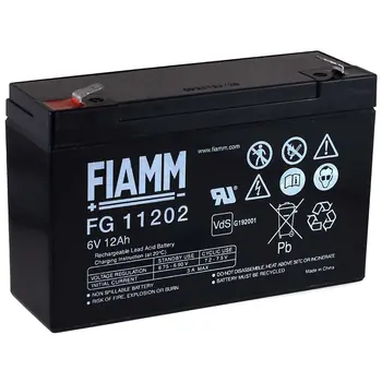 

FIAMM battery replacement for alarm cleaning equipment 6V 12Ah (Replace also 10Ah)