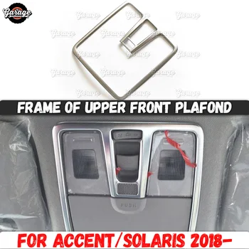 

Frame of upper front plafond case for Hyundai Accent/Solaris 2018-2019 ABS plastic molding 1 set / 1 pcs decoration car styling