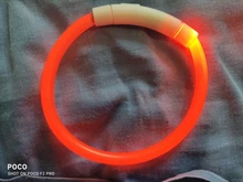 Collar para perro recargable por USB, emisor de luz, TPU, puede cortar la luz de seguridad para perros pequeños y medianos