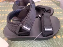 Girls Sandals Kids Shoes Canvas Summer Children New Anti-Slip Soft-Soled Solid-Color