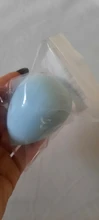 Puff cosmético en polvo para mujer, base de maquillaje esponja, belleza para maquillaje, herramientas y accesorios, forma de gota de agua, 1 ud.