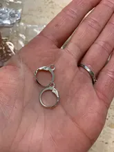 20 unids/lote 14x12mm acero inoxidable de Diy francés pendiente ganchos de alambre de configuración Base pendientes accesorios para la fabricación de la joyería