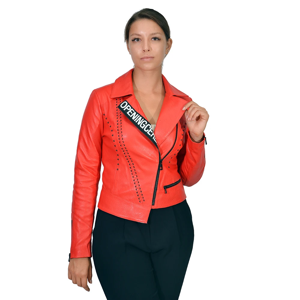 Zoramotti,Leather Jacket,Genuine Leather,Lambskin,Classic,quality,Natural Leather,Keeps,Warm